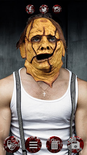 Scary Face Masks - Halloween Makeup Stickers