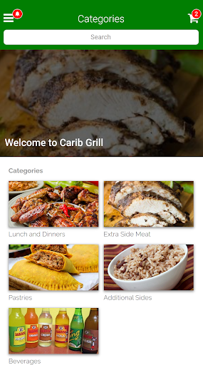 Carib Grill Screen 2