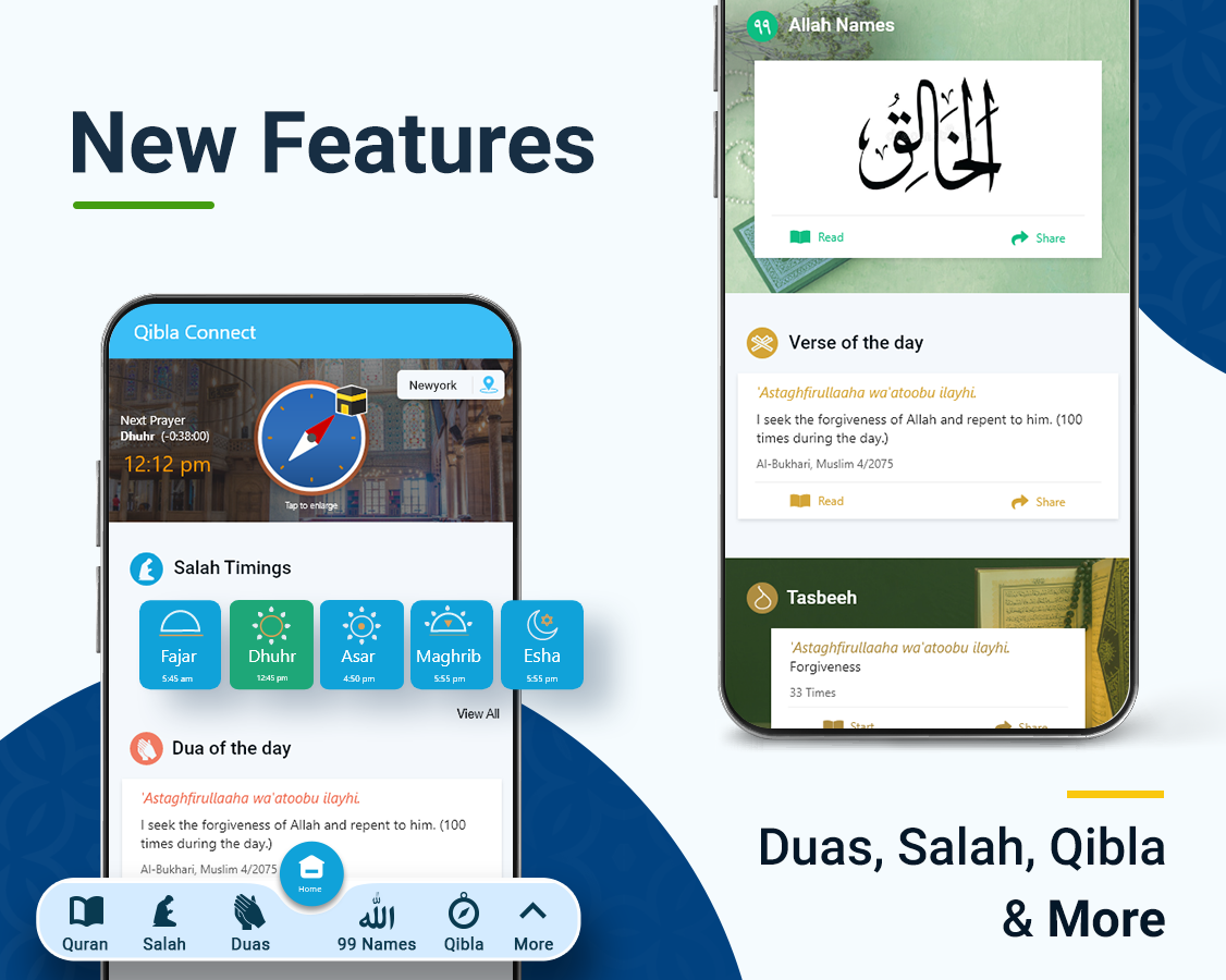 Android application Qibla Connect® Find Direction- Prayer, Azan, Quran screenshort