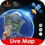 Cover Image of Baixar Mapa da Terra ao vivo e visualização de satélite 1.2.4 APK