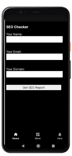 Android application SEO Checker Detailed Reports screenshort