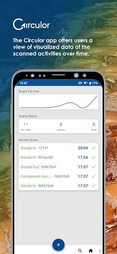 Android application Circulor screenshort