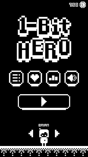 1-Bit Hero Stress Relief Retro Pixel Jumping Game