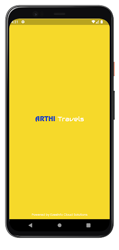 Android application Arthi Travels screenshort