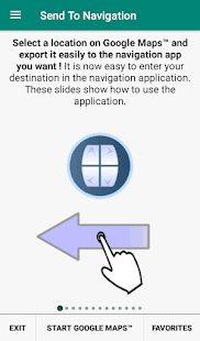 Send to Navigation Screenshot