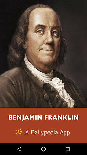 Android application Benjamin Franklin Daily screenshort