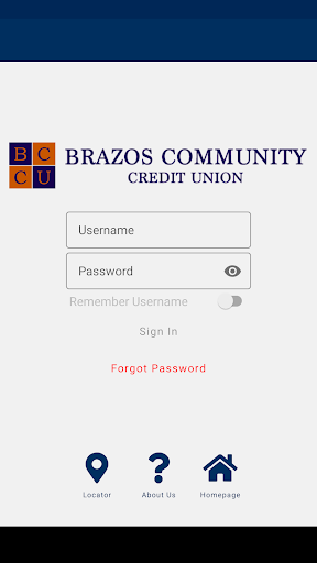 Android application BCCU Mobile screenshort