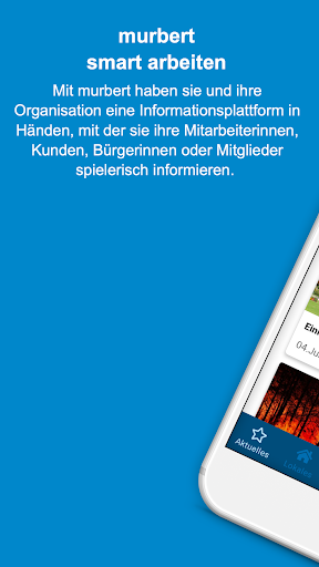Android application murbert - smart Informieren screenshort