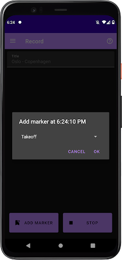SensorRecord Screen 2