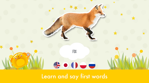 Kid Safe Flashcards - Animals Learn First Words