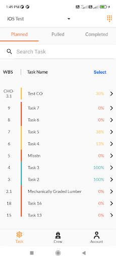 Linarc Task Screen 2