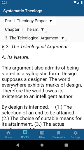 Android application Systematic Theology screenshort