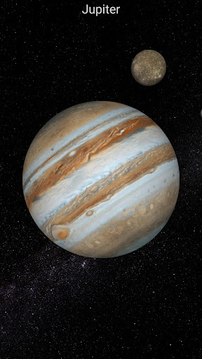 Android application Moons of Jupiter screenshort