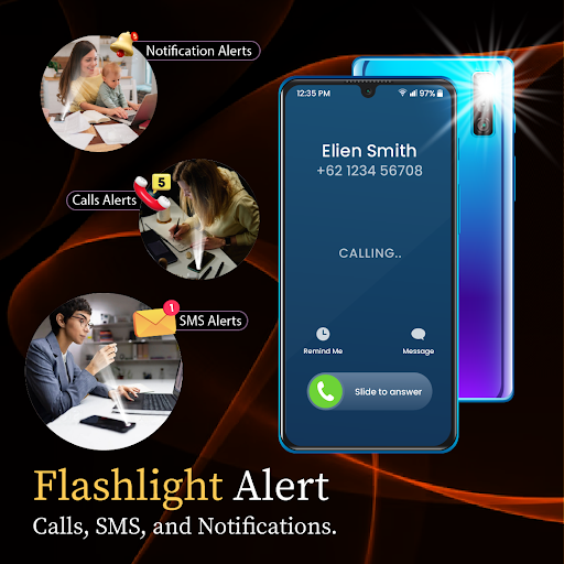 Android application Flash Alert - Flash Call & SMS screenshort