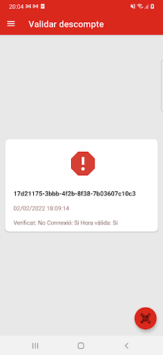 Mercats de Reus - Validar QRs Screen 2