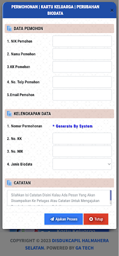 Disdukcapil Halmahera Selatan