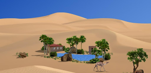 砂漠のオアシス ライブ壁紙 Rakendused Google Plays