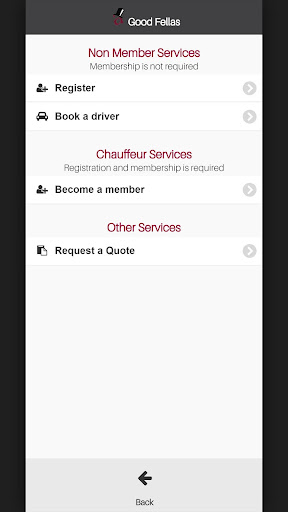 Good Fellas - Booking App Screen 3