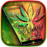 Colorful Glitter Weed Theme icon