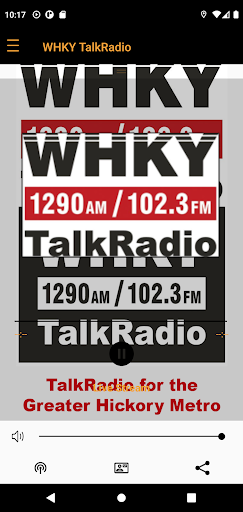 WHKY Radio Screen 2