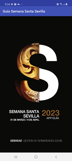 Android application Guía Semana Santa de Sevilla screenshort