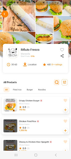Raala Food: Food Delivery Screen 3