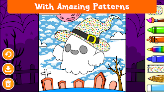 Game screenshot Halloween Coloring Games apk download