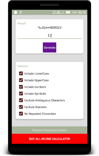 Random Password Generator