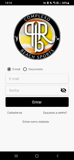 Android application Complexo PRB Beach Sports screenshort