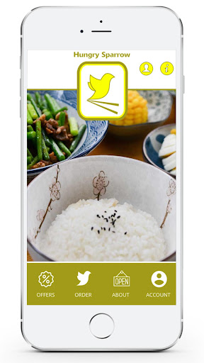 Android application Hungry Sparrow screenshort