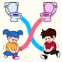 Toilet Rush: Slice Puzzle