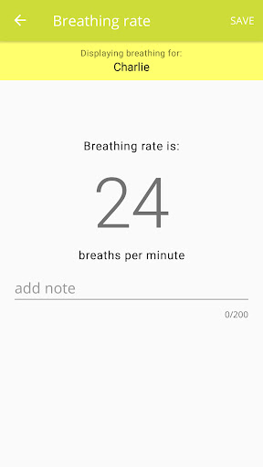 Pet Breath Counter Screen 2