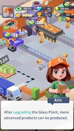 Idle Waste Recycling - Screenshot 2
