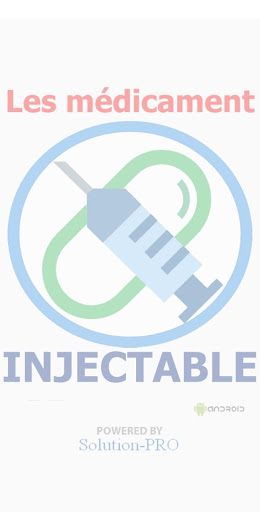 Android application Injectable drugs screenshort