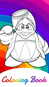 Libro para colorear Kirby