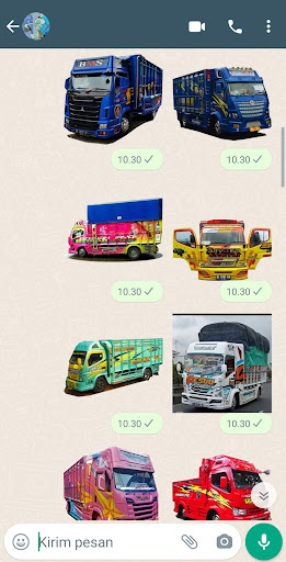 Sticker Truk Modif Oleng WA Screen 3