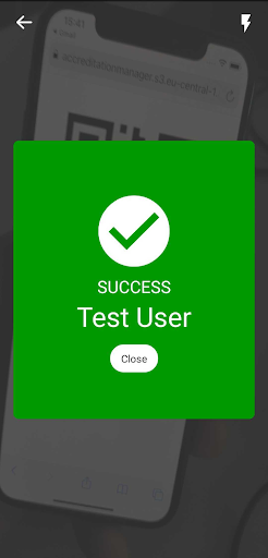 CoreEvent Scanner Screen 2
