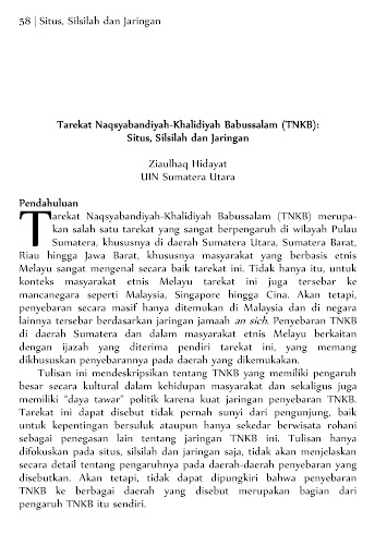Tarekat Naqsyabandi Babussalam
