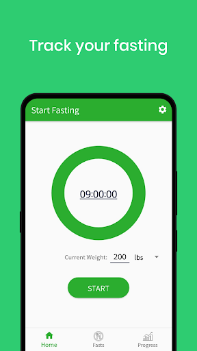 Android application FastTrack - Fasting & Weight screenshort