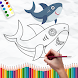 Shark Draw Step by Step - Androidアプリ