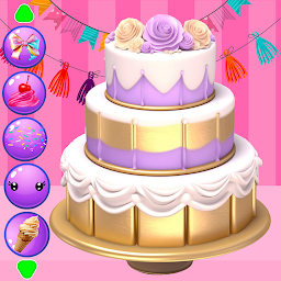 Gambar ikon Wedding Cake Dessert Doll Chef