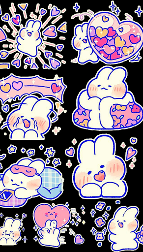 Korean Stickers Papier-mache