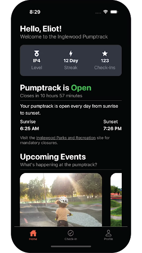 Android application Inglewood Pumptrack screenshort