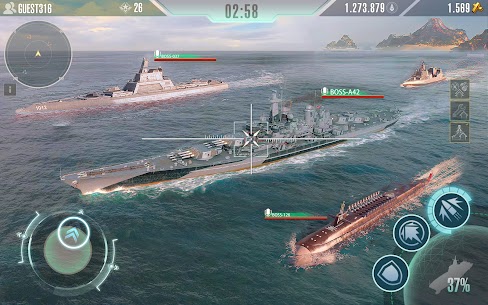 Battle Warship: Naval Empire 1.5.5.4 MOD APK (Unlimited Money) 6