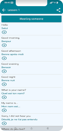 Learn French screenshot 3
