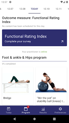 PAM Physio Solutions Screen 2