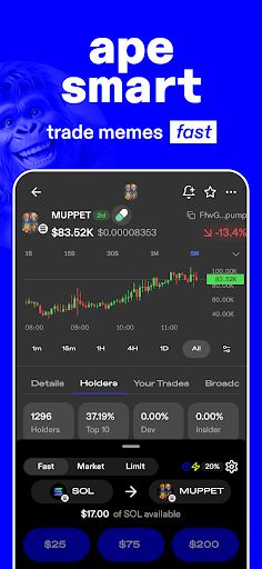 Vector: Buy Memecoins & Crypto Screenshot 1 - AppWisp.com