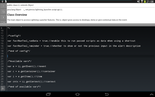 ScriptDoc - LLScript Screen 3