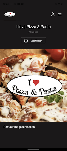 Android application I love Pizza & Pasta screenshort