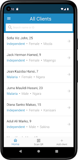 Android application UCS -WAJA screenshort